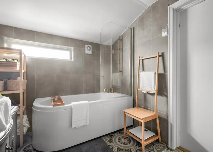 Historic Townhouse I With Rooftop & Free Parking 아파트 베르겐